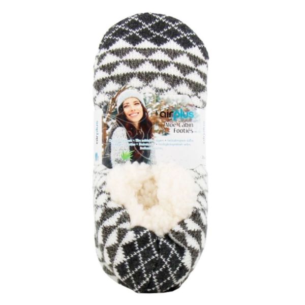 AirPlus - Chaussons Hydratants Aloe Vera Diamond Grey - 36-41