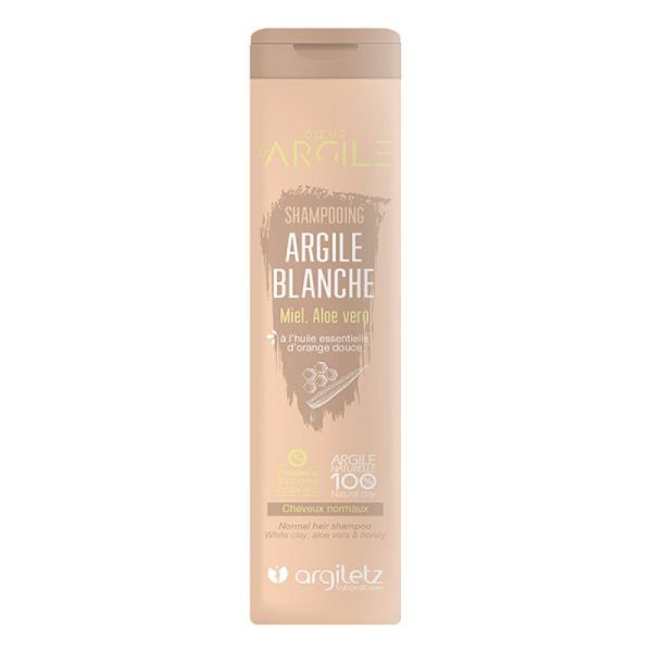 Argiletz - Shampooing argile blanche cheveux normaux - 200 ml