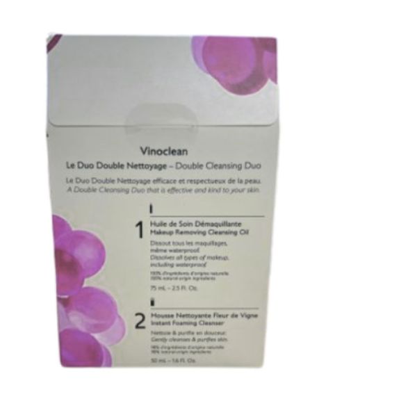 Caudalie -Vinoclean - Coffret Le Duo Double Nettoyage