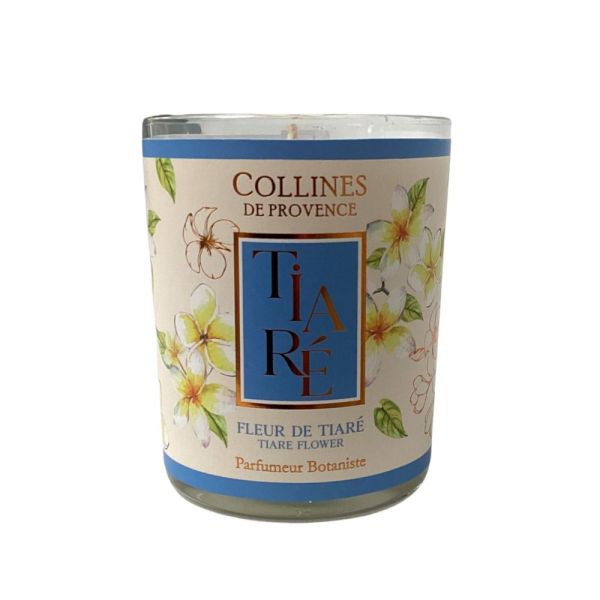 Collines de provence - Bougie parfumée fleur de tiaré - 180g