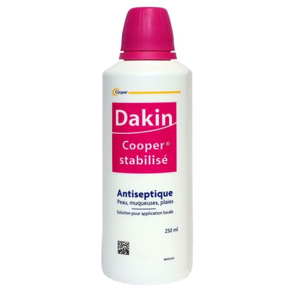 Cooper - Dakin Cooper stabilisé Solution antiseptique - Flacon 250ml