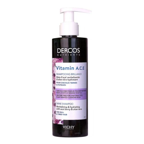 Dercos Nutrients - Vitamine A.C.E shampooing brillance - 250 ml