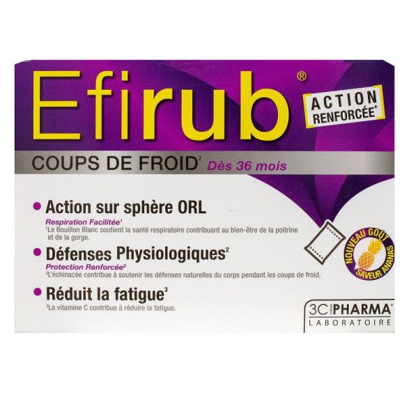 Efirub - Coups de froid - 16 sachets