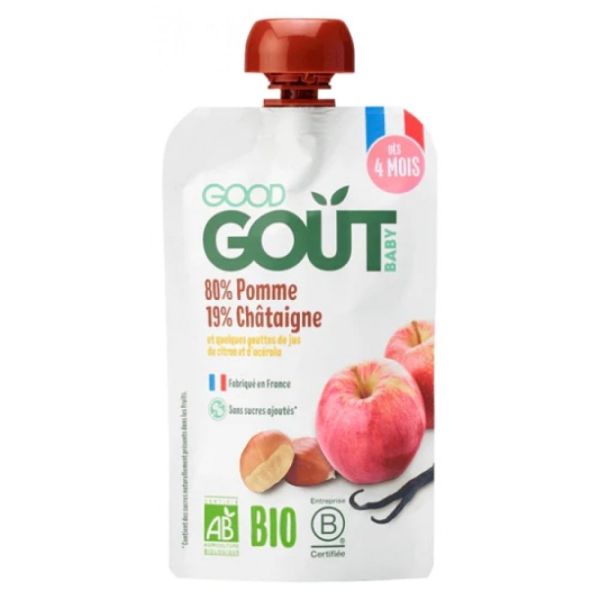 Good Goût - Pomme Châtaigne dès 4 Mois Bio - 120 g