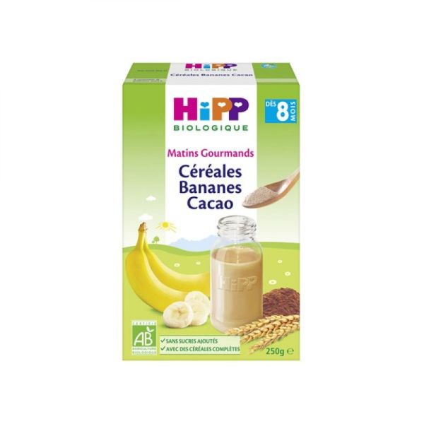 HiPP - Céréales banane cacao - 250 g - dès 8 mois