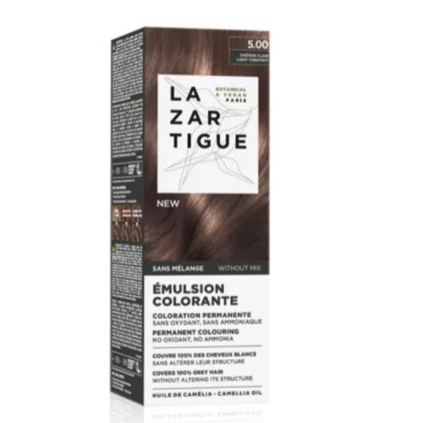 Lazartigue - Émulsion colorante permanente 5.00 Châtain clair