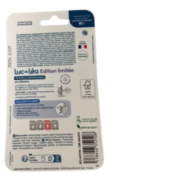 LUC ET LÉA - Duo Sucette Anatomique - Edition limitée - 0-6 mois