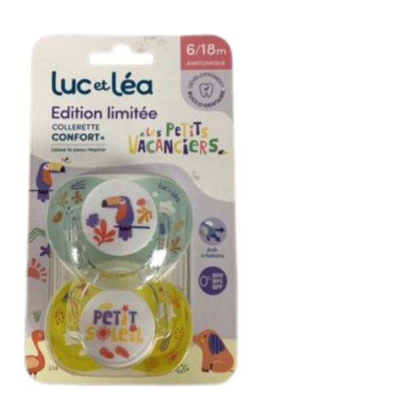 LUC ET LÉA - Duo Sucette Anatomique - Edition limitée - 0-6 mois