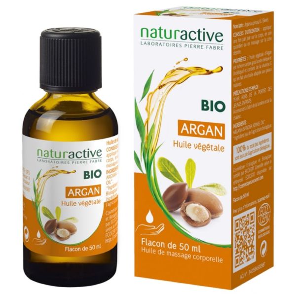 Naturactive - Huile Végétale Argan Bio - 50 ml