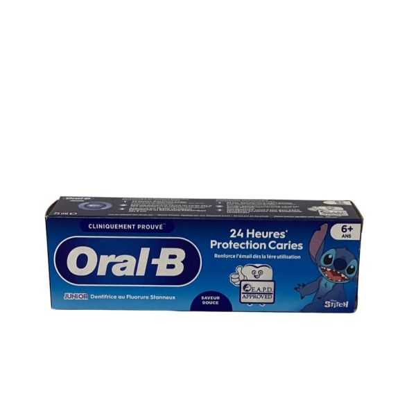 Oral-B - Dentifrice au fluor enfant stitch - 75 mL