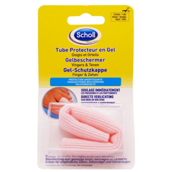 Scholl - Tube protecteur en gel doigts et orteils - 1 tube