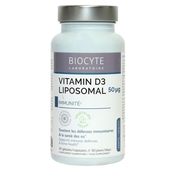 Biocyte - Vitamin D3 Liposomal - 30 Gélules