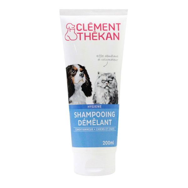 Clément Thékan - shampoing démêlant et Nourrissant chien et chat 200ml
