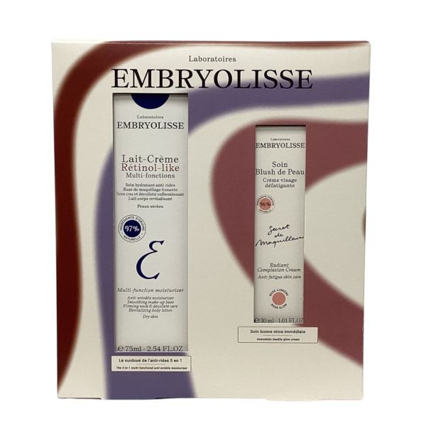 Embryolisse - Coffret Lait-Crème Rétinol-like et Blush de Peau Rose Lumière 2026