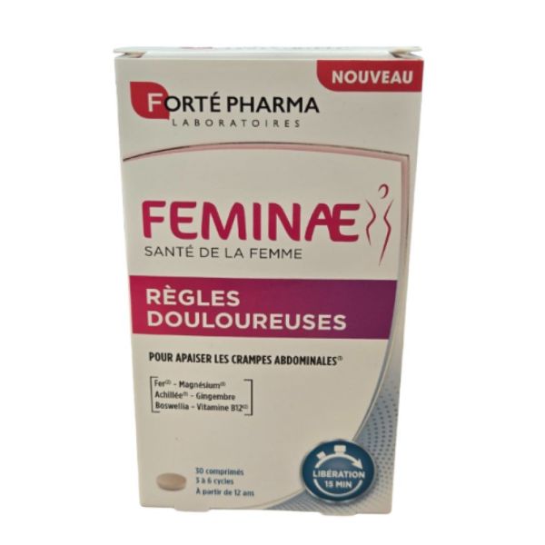 Forté pharma - Feminae Règles douloureuses - 30 comprimés