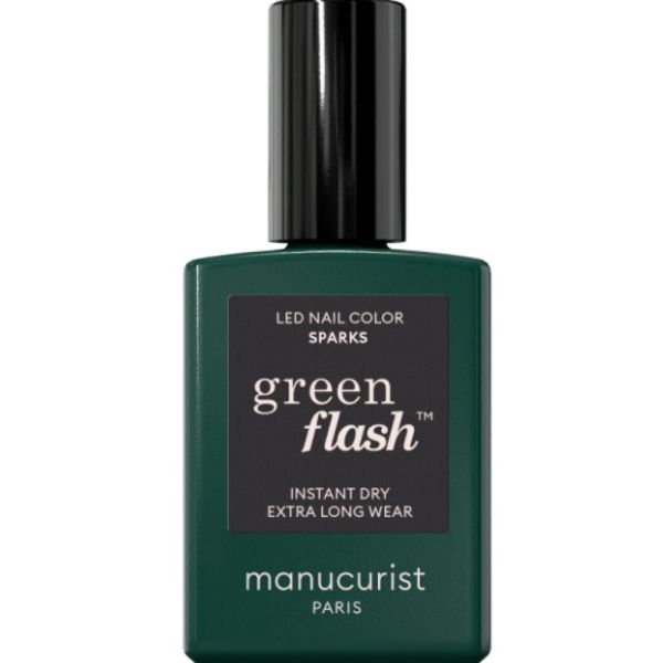 Manucurist - Green Flash Led Nail Polish Sparks - 15mL