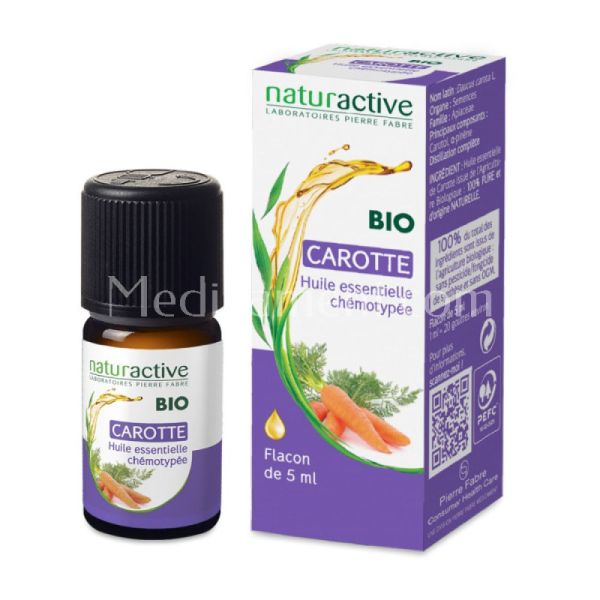 Naturactive - Huile essentielle de Carotte - flacon de 5ml