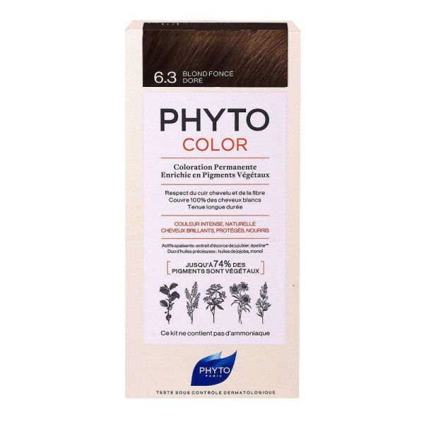 Phytocolor - Coloration permanente 6.3 Blond foncé doré