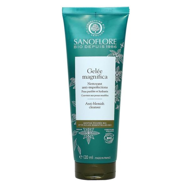 Sanoflore - Gelée magnifica nettoyant purifiant - 120 ml