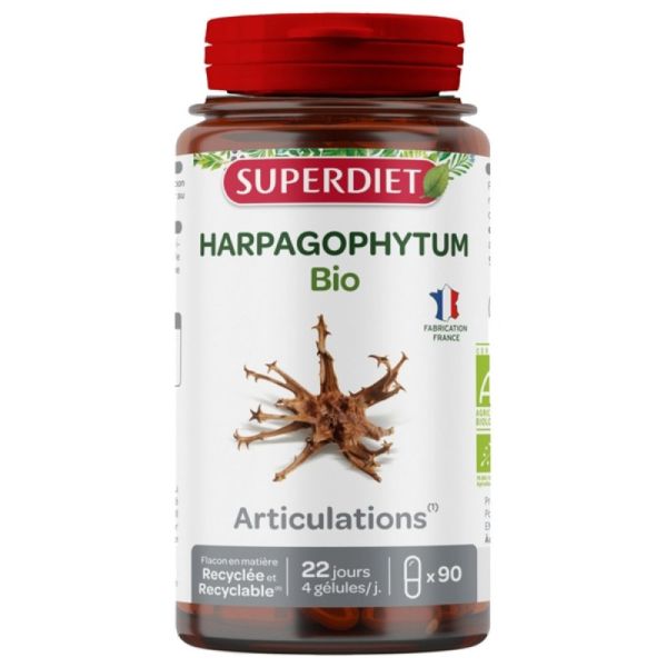 Superdiet - Harpagophytum Bio - 90 gélules