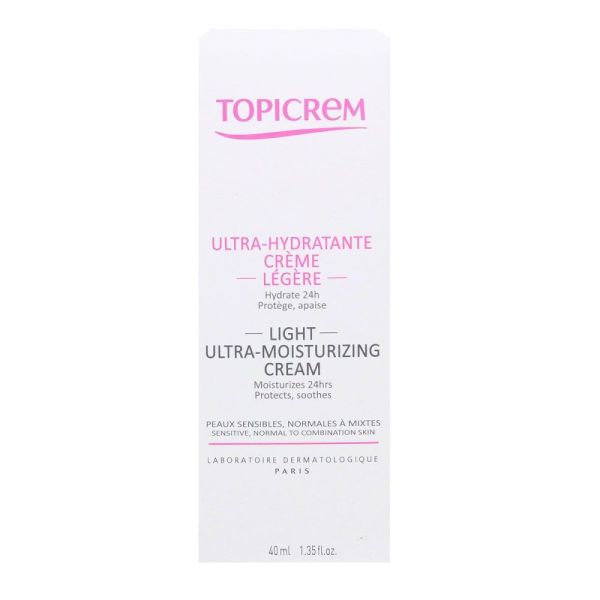 Topicrem - Hydra+ Ultra hydratante crème légère - 40 ml