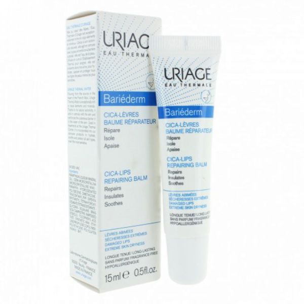 Uriage - Bariéderm cica-lèvres baume réparateur - 15 ml
