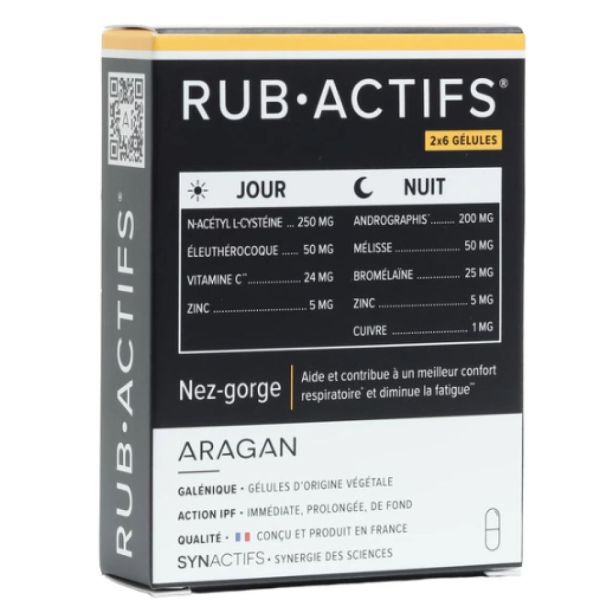 Aragan - Rub-Actifs - 12 Gélules