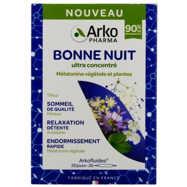 Arkopharma - Arkofluides Bonne Nuit - 20 ampoules