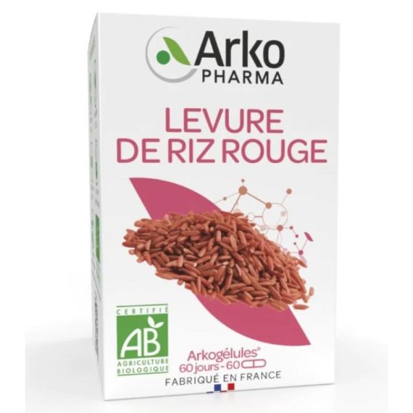 Arkopharma - Levure de riz rouge Cholestérol - 60 gélules