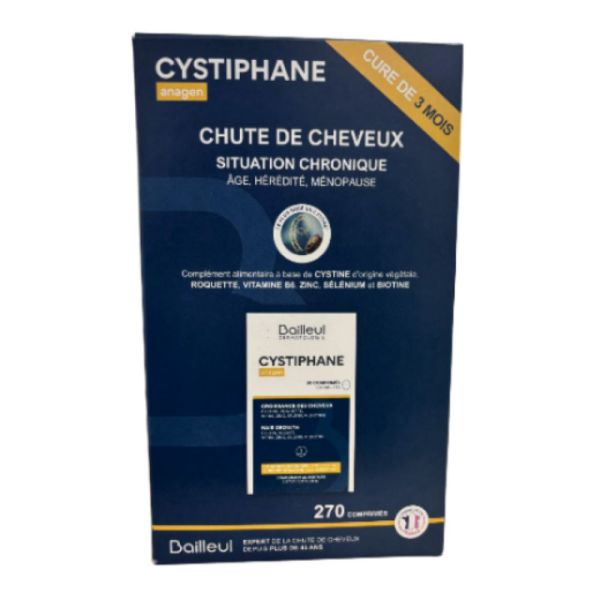 Bailleul - Cystiphane chute de cheveux - cure de 3 mois 270 comprimés