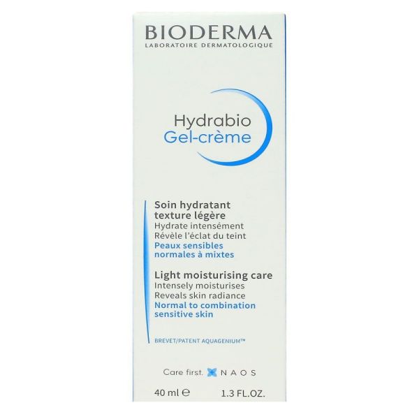 Bioderma - Hydrabio gel-crème hydratant - 40ml
