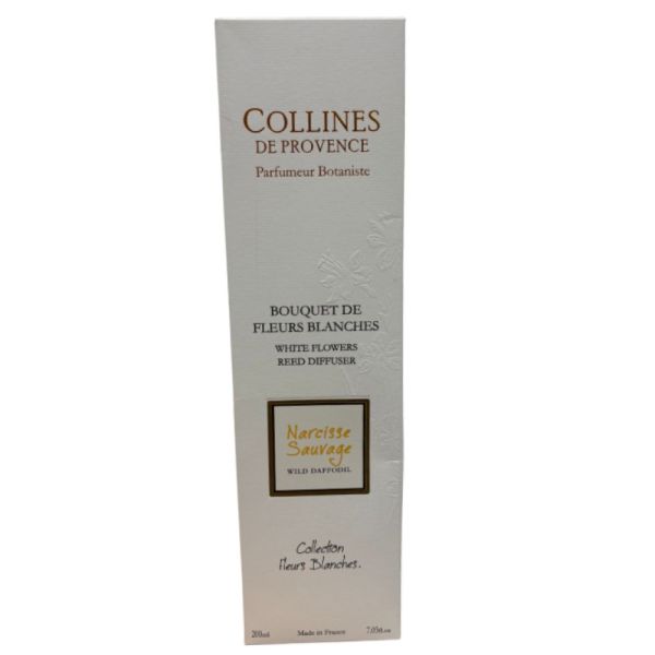 Collines de Provence - Parfumeur Botaniste - Bouquet Parfumé Narcisse Sauvage - 200 mL