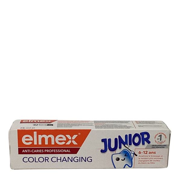 Elmex - Dentifrice Color changing Junior  - 75mL