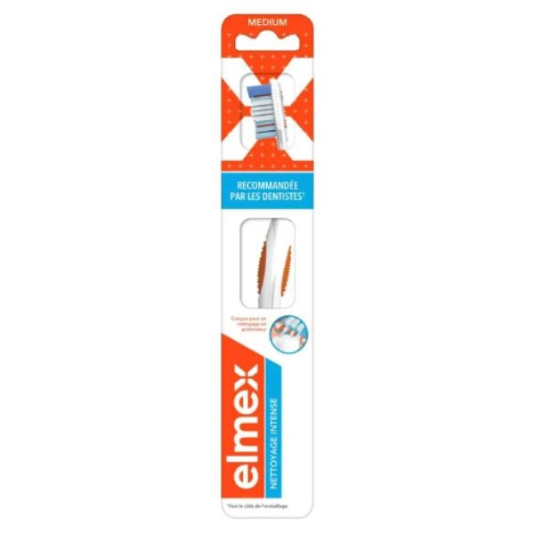 Elmex - Nettoyage Intense Brosse à Dents Medium