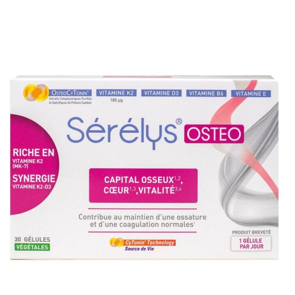 Sérélys Pharma - Sérélys Ostéo 30 gélules