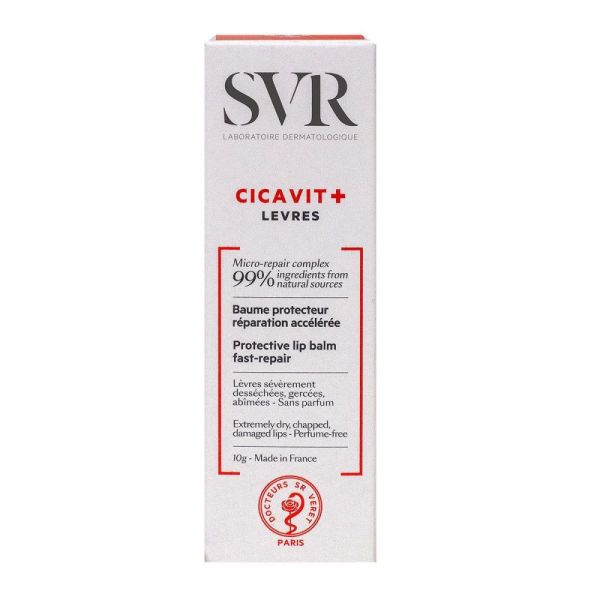 SVR - Baume lèvres Cicavit+ Réparation accélérée - 10g