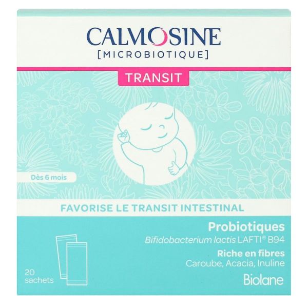 Biolane - Calmosine microbiotique transit - 20 sachets