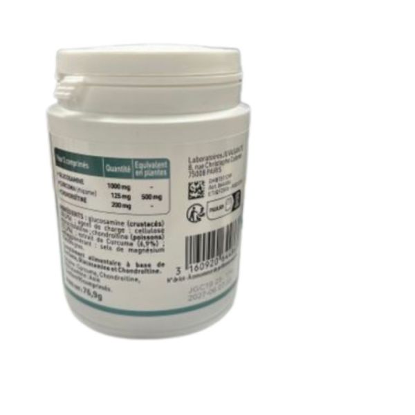 Juvamine - Curcuma Chondroïtine Glucosamine - 90 Comprimés.
