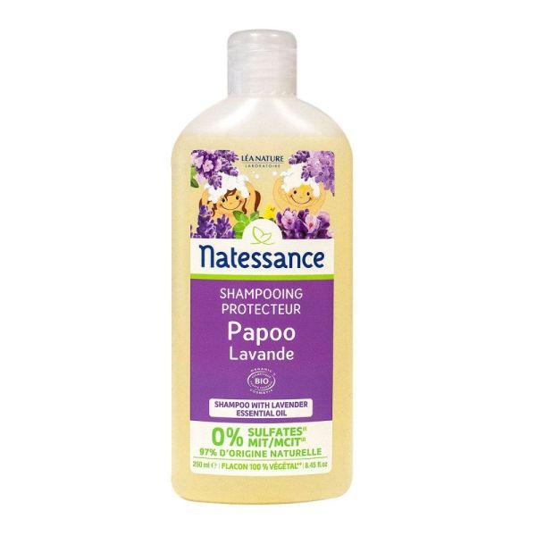 Natessance - Shampooing protecteur Papoo lavande - 250 ml