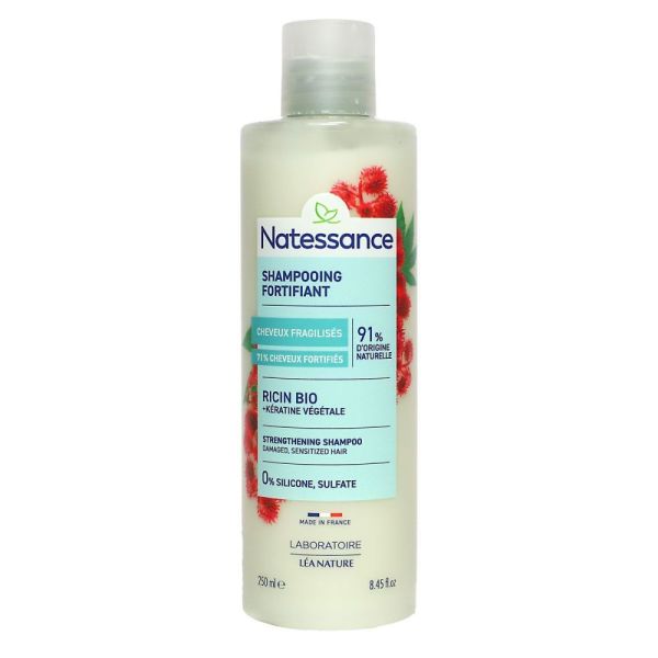 Natessance - Shampooing réparateur fortifiant Ricin - 500ml