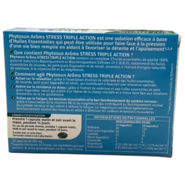 Phytosun - Stress Triple action - 30 capsules