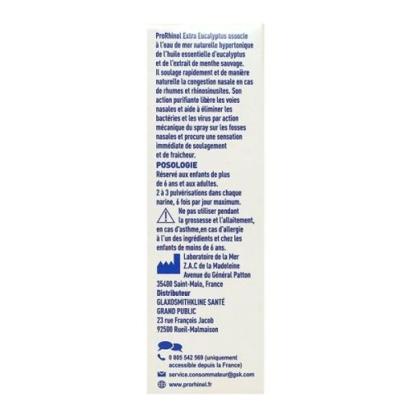 ProRhinel - Extra eucalyptus nez congestionné - 20 ml