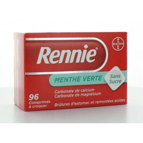 Rennie menthe verte sans sucre