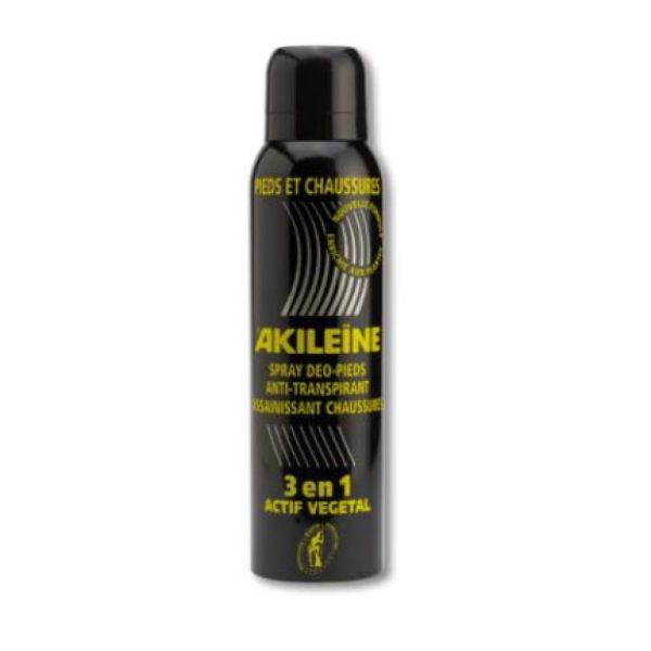 Akileine - Spray deo-pieds 3 en 1 - 150ml