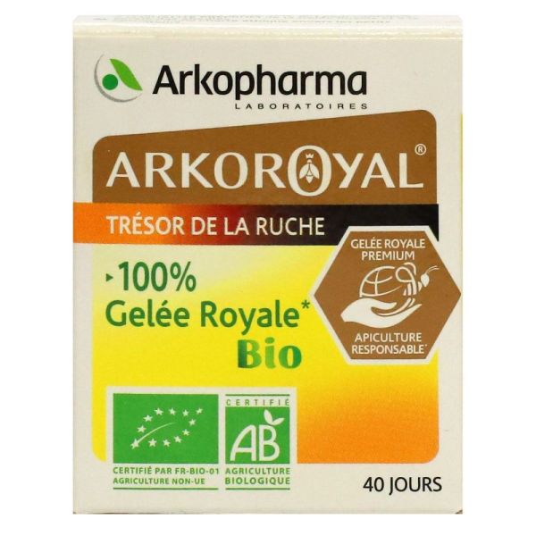 ARKOPHARMA - arkoroyal 100% GELÉE ROYALE BIO 40G