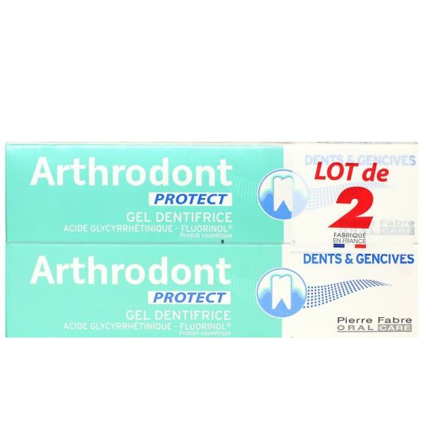 Arthrodont - Protect - Gel Dentifrice - Lot de 2