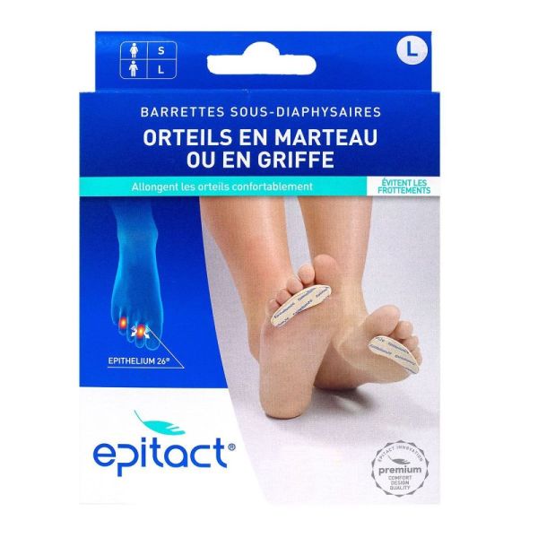 Epitact - Barrettes sous-diaphysaires Orteils en marteau ou en griffe - 1 paire