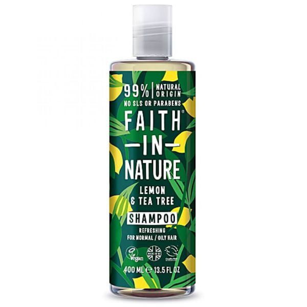Faith in Nature - Shampooing citron et arbre à thé - 400 ml