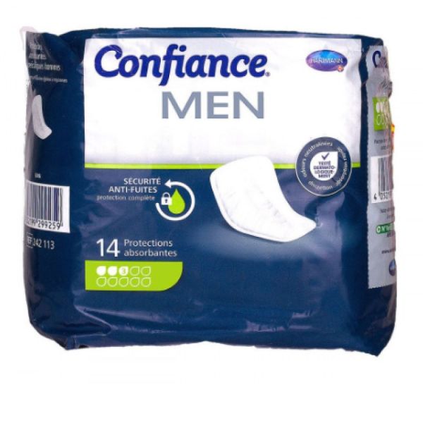 Hartmann - confiance men 14 protections absorbantes 3G