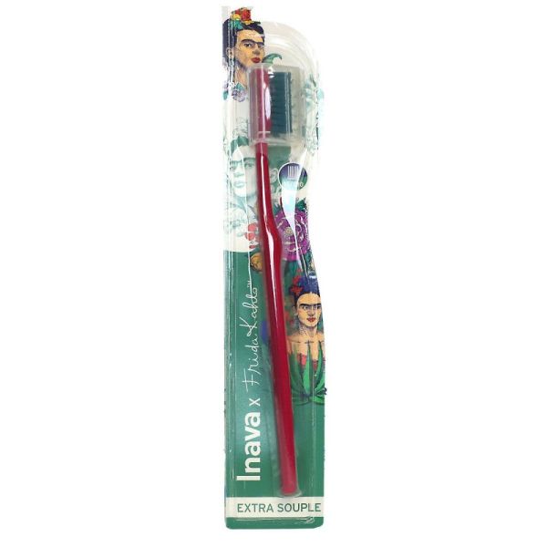 Inava - Brosse à dents extra souple Frida Kahlo